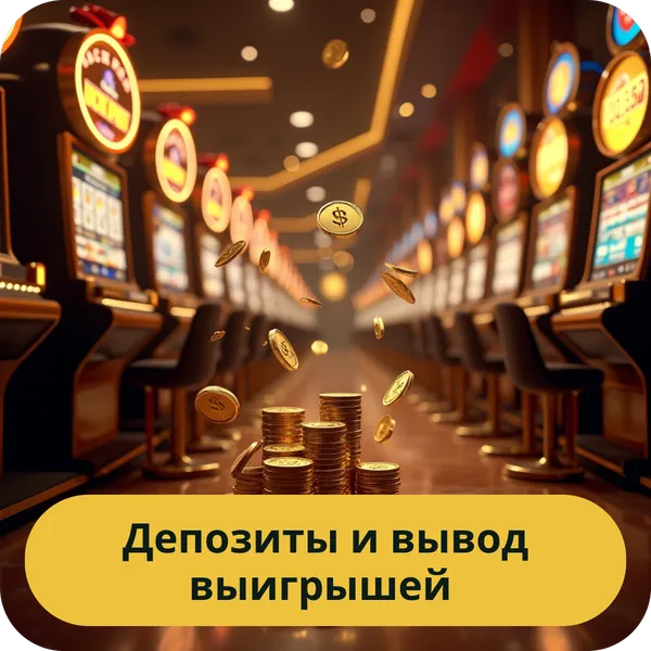 Депозиты и вывод выигрышей